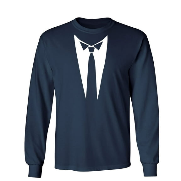 Ne** Tie Sarcastic Humor Novelty Men's Long Sleeve Shirts