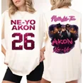 thumbnail image 1 of Ne Yo Akon 2026 T-Shirt, Nights Like This Tour, R&B Concert Graphic Tee, 1 of 5
