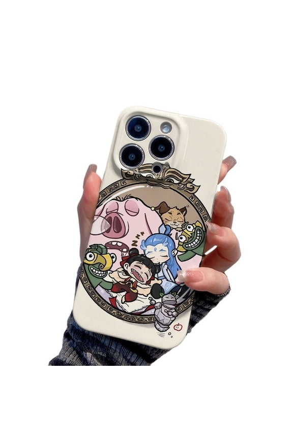 Ne Zha Phone Case . For iPhone 14/15/16(pro,plus,promax) Ne Zha Cartoon Character Phone Case Compatible with all iPhone models Protective, fashionable design