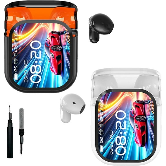 Ne20 Earbuds, Ne20 Translation Earbuds Real Time, Bluetooth Ear Phones, Wireless Intelligent Noise Cancelling,140 Language,Transparency, Led Display, High-Fidelity Sound