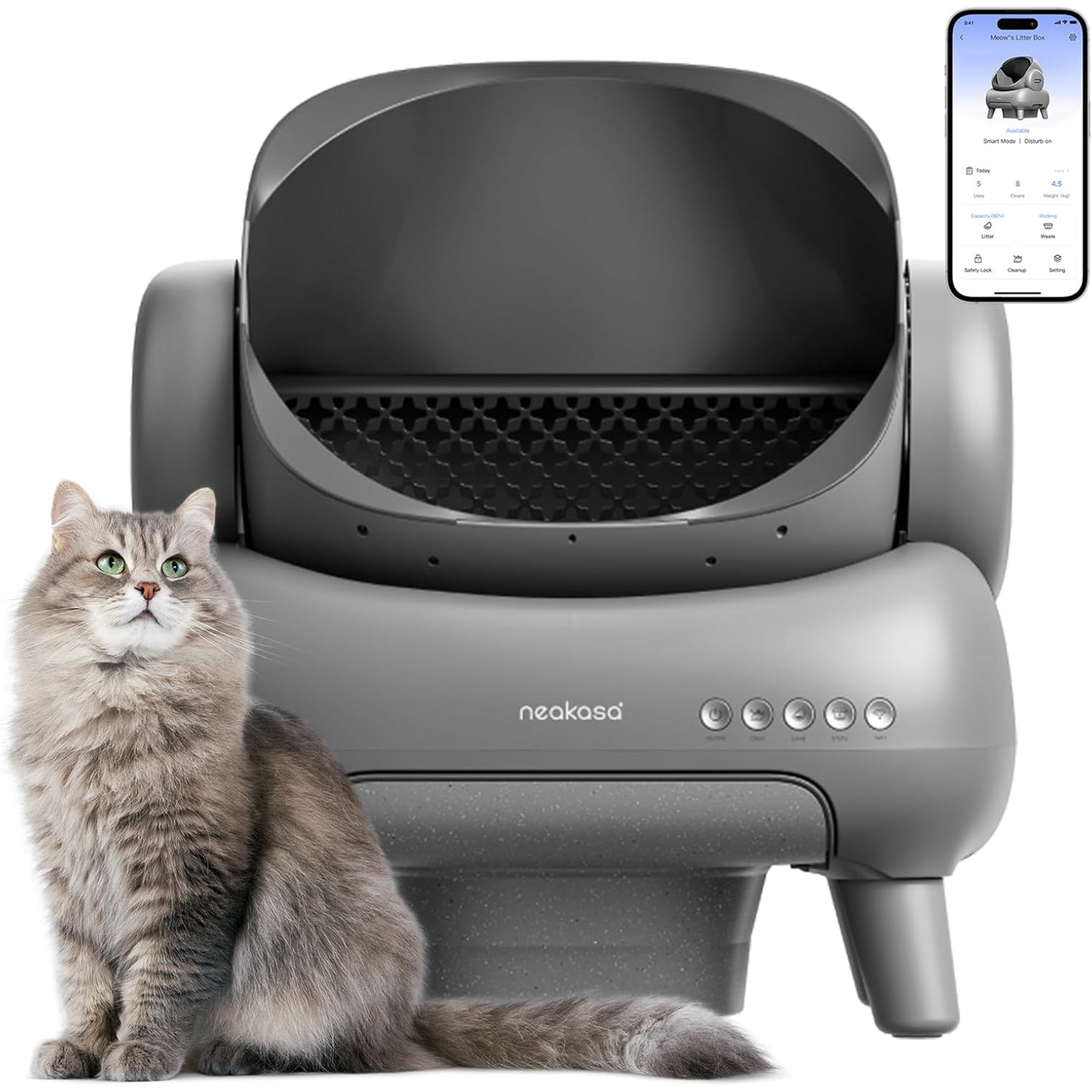Neakasa M1 Plus Open Top Self-Cleaning Cat Litter Box