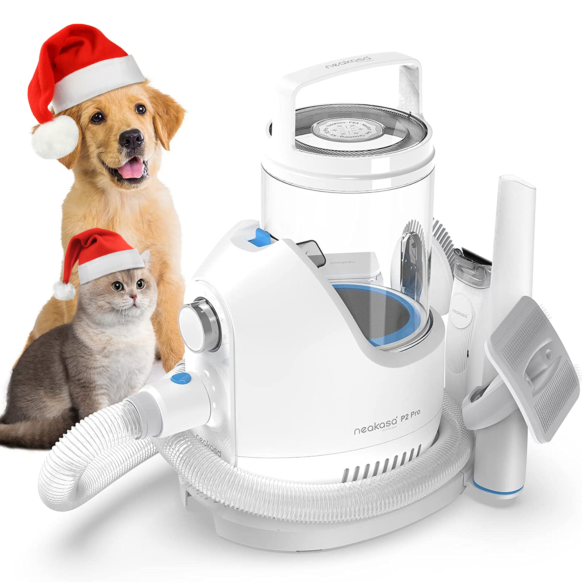 Neakasa P2 Pro 10.5KPa Pet Vacuum Suction Dog Grooming Kit with 5 Pet Grooming Tools with Storage Dock