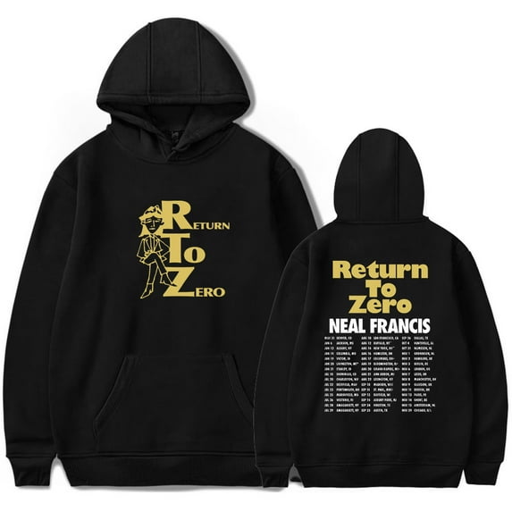 Neal Francis Return To Zero Tour Hoodies Long Sleeve Streetwear Cosplay Women Men Hooded Sweatshirts
