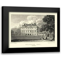 Neale, J.P. 14x11 Black Modern Framed Museum Art Print Titled - Wolterton Hall