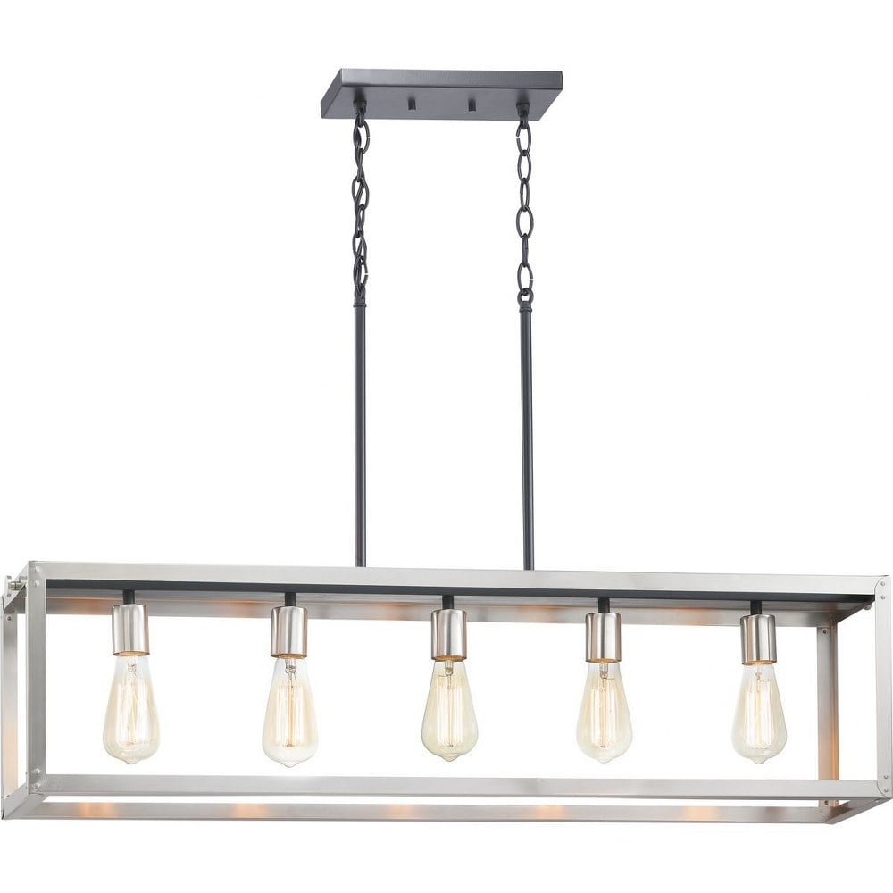 Nealy Edge Modern 9-Light Chandelier with White Silk Shades