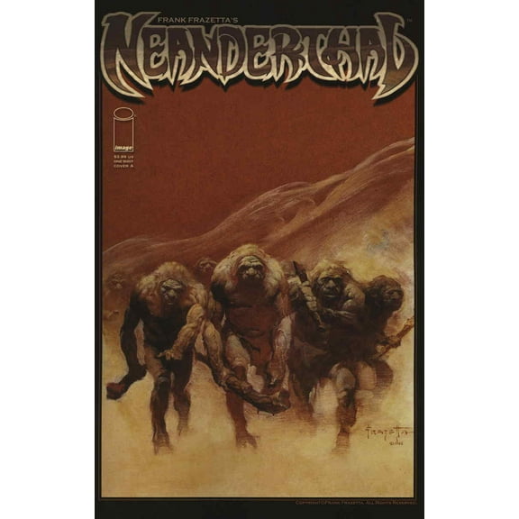 Neanderthal (Frank Frazetta's ) #1A VF ; Image Comic Book