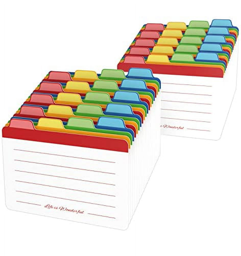 Neando Index Cards Guide Dividers 4x6 inches, The Blank Index Cards