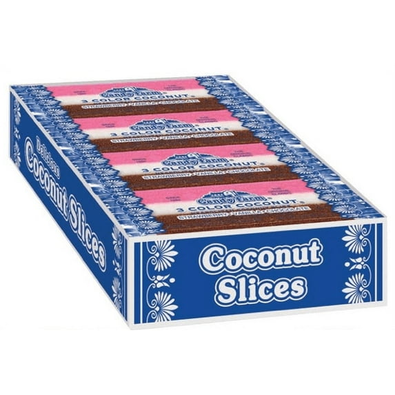 Neapolitan Coconut Bars 24 Count