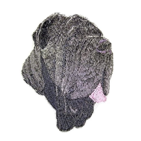 Neapolitan Mastiff Gray Dog Face Embroidery Iron On/Sew patch [3" x 4"]