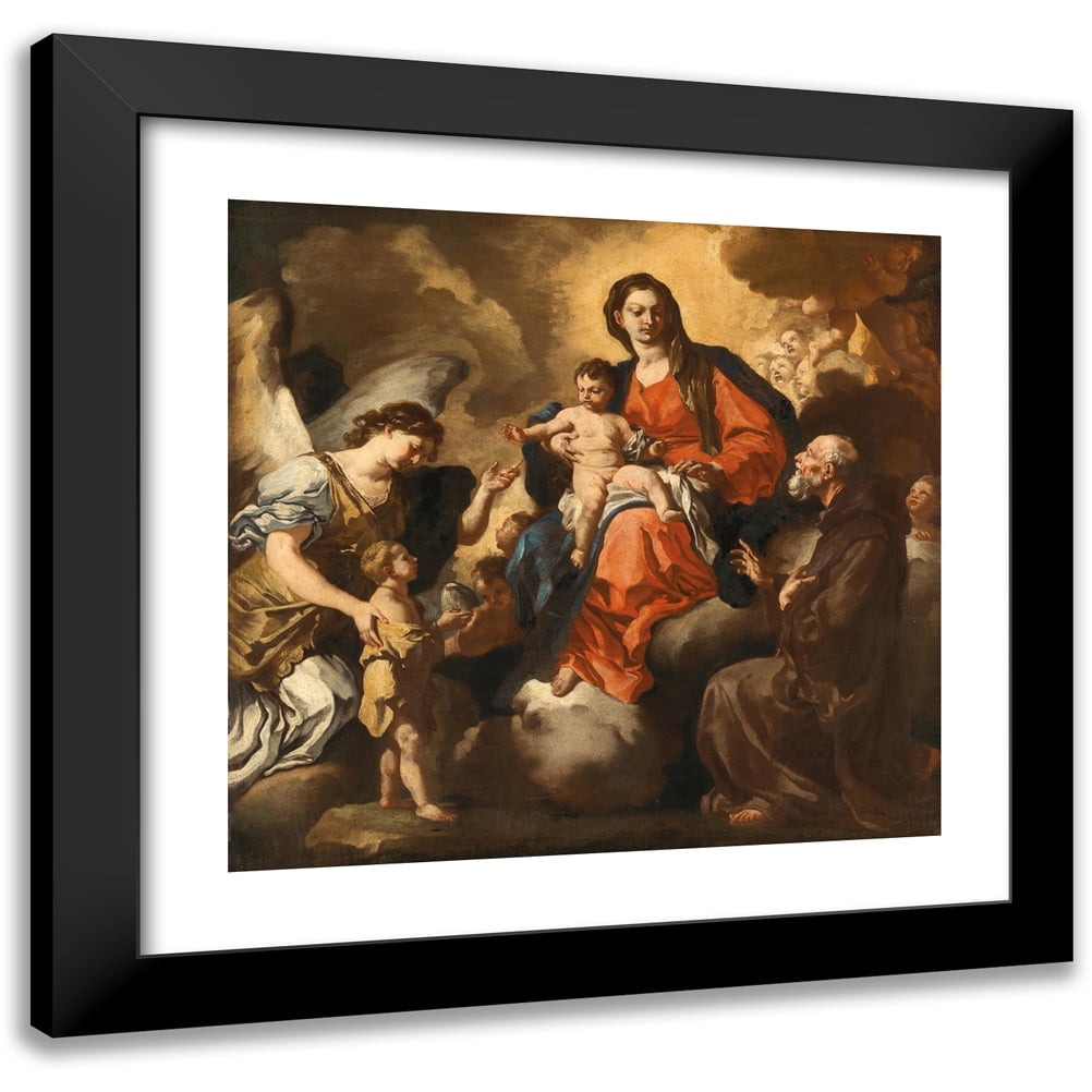 Neapolitan School 13x12 Black Modern Framed Museum Art Print Titled ...