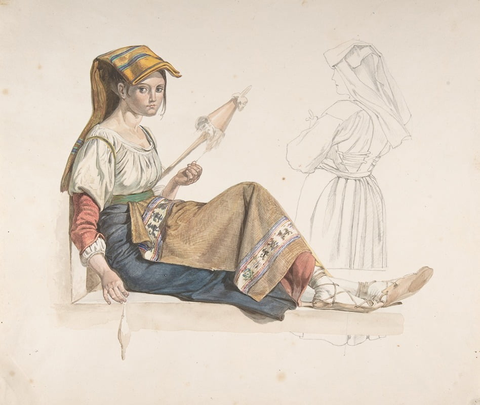 Neapolitan Woman (late 18th–19th century) Poster Print by Karl Wilhelm ...