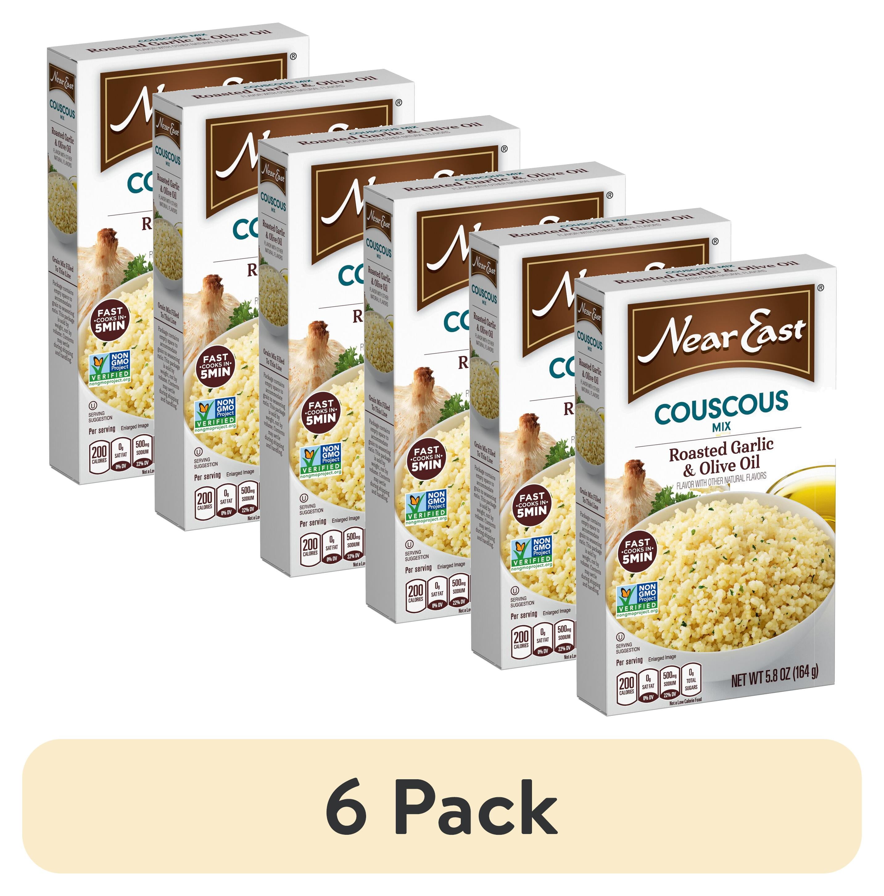 (6 pack) Near East Roasted Garlic & Olive Oil Couscous Mix, Packaged