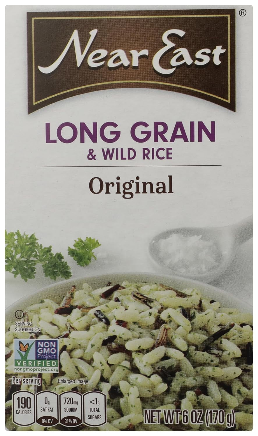 Near East Long Grain and Wild Rice, 6 Oz (Pack of 2)
