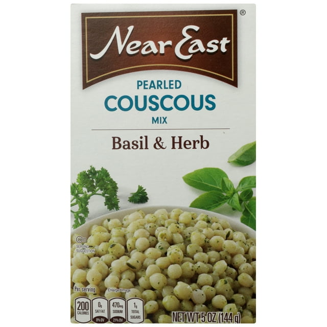 Near East Pearled Couscous, Basil And Herb, 5 oz