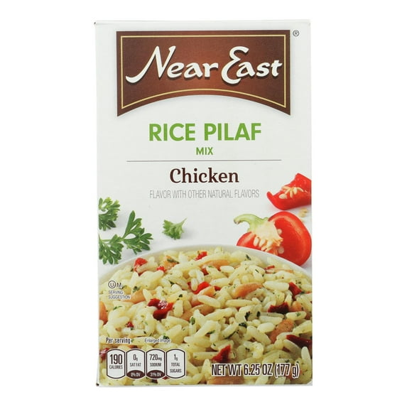 Near East Rice Pilaf Mix, Chicken,6.25 Ounce (Pack of 12 Boxes)