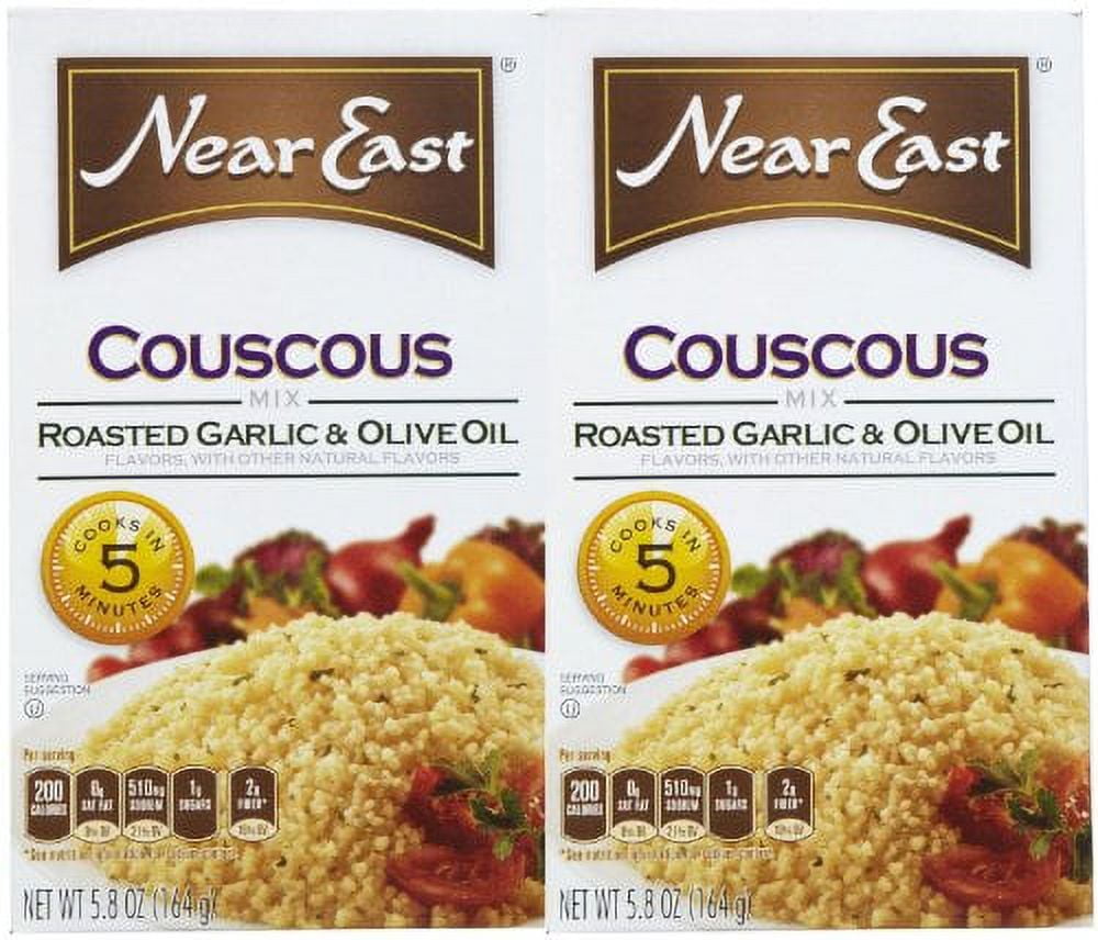 Near East Roasted Garlic & Olive Oil Couscous Mix 5.8 Oz 2 Pk