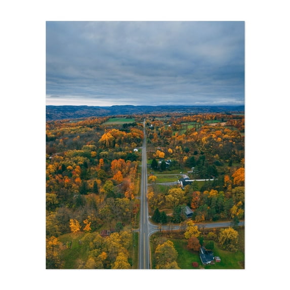 Near Ithaca - Ithaca New York Photography Unframed Wall Art Print 8 x 10 inches