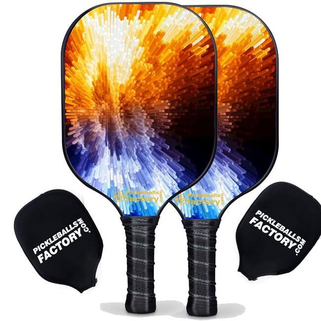 Near Me Pickleball Set - Cubes Pickleball Paddles, Pickleball Set for Beginners, Carbonfiber Graphite
