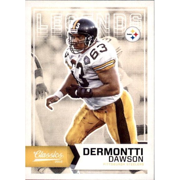 Near Mint 2016 Panini Classics Legends Base Set Dermontti Dawson #117 NFL Football Card Pittsburgh Steelers NFL Football Trading Card