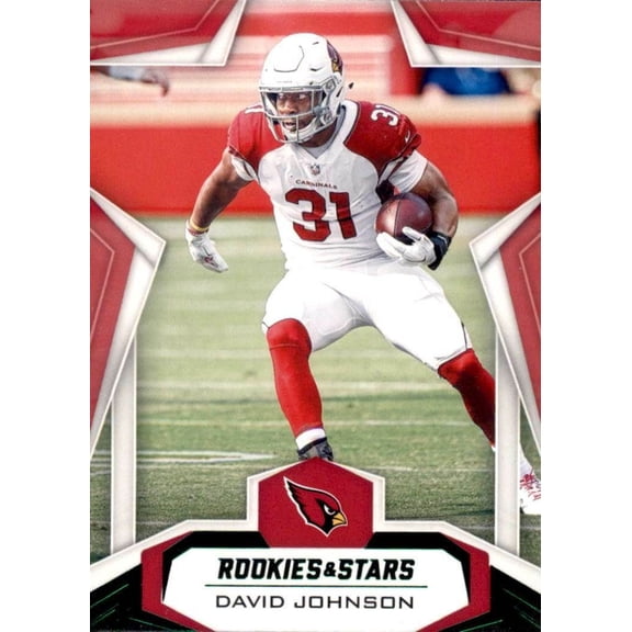 Near Mint 2019 Panini Rookies & Stars Base Green #1 David Johnson Arizona Cardinals Football Card Arizona Cardinals NFL Football Trading Card