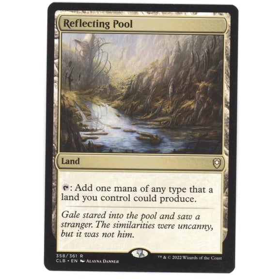 Near Mint 2022 Commander Legends Battle for Baldur's Gate Reflecting Pool Magic The Gathering Card