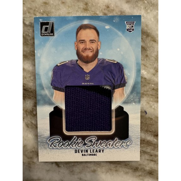 Near Mint 2024 Donruss Devin Leary RHS-DLE Relic Parallel Variety Rookie Insert
