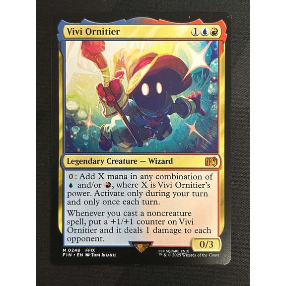 Near Mint 2025 Magic: The Gathering Universes Beyond Final Fantasy Vivi Ornitier Legendary Creature