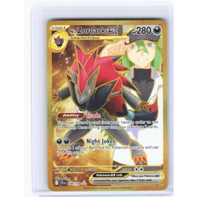 Near Mint 2025 Pokemon Journey Together N'S Zoroark ex Gold Hyper Rare #189/159 Trading Card