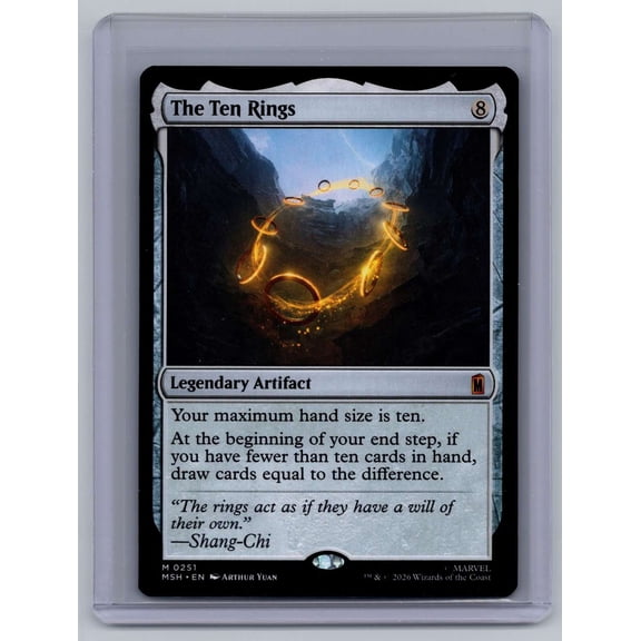 Near Mint+ 2026 Magic The Gathering Marvel Super Heroes The Ten Rings Legendary Artifact