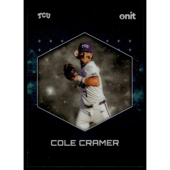 Near Mint 2026 Topps ONIT Athlete Gravity Cole Cramer #18 TCU Horned Frogs Baseball Card TCU Horned Frogs MLB BASEBALL Trading Card