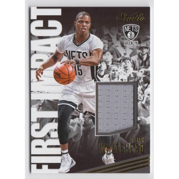Near Mint Basketball Card Studio First Impact Relics #25 Brooklyn Nets NBA Brooklyn Nets NBA Basketball Trading Card