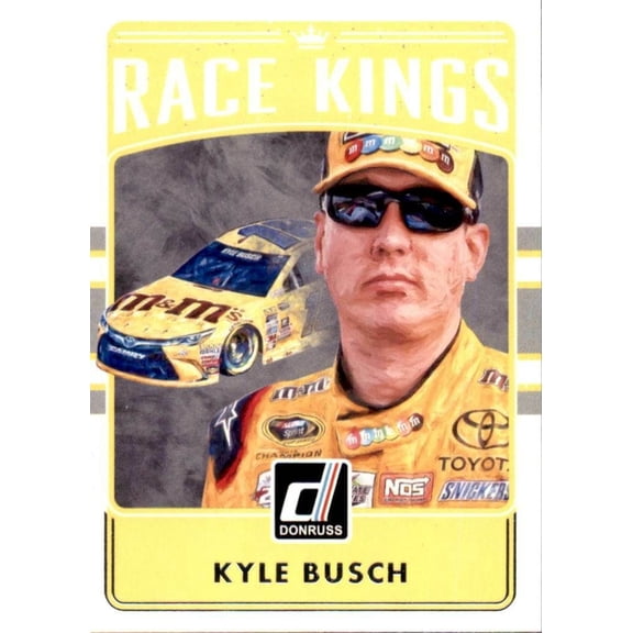Near Mint Donruss Race Kings #2 M&M's Joe Gibbs Racing Toyota Racing Card