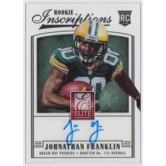 Near Mint Elite Acetate Inscriptions Blue Ink #19 Green Bay Packers Football Card