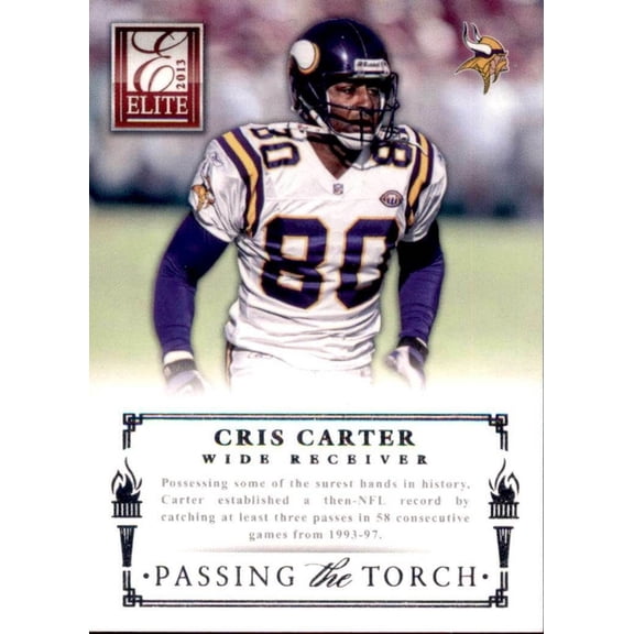 Near Mint Elite Passing the Torch Silver #5 NFL Football Insert Vikings Colts Minnesota Vikings, Indianapolis Colts NFL Football Trading Card