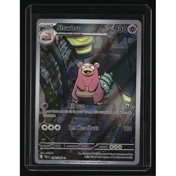 Near Mint ME05 Pitch Black Slowbro 090/084 Pokemon Trading Card