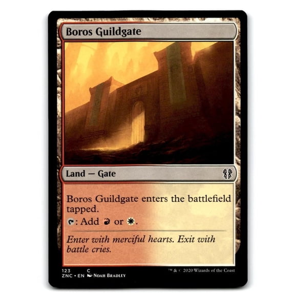 Near Mint Magic The Gathering Commander Zendikar Rising Boros Guildgate #123 Common Trading Card
