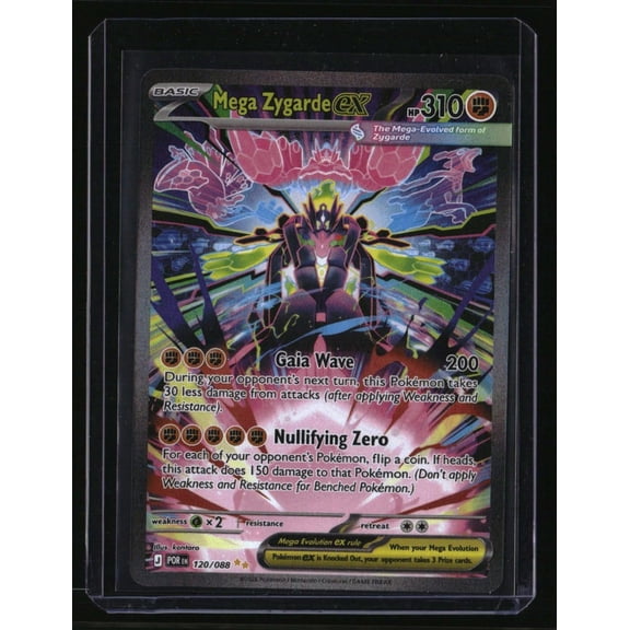 Near Mint Mega Zygarde ex ME03 Perfect Order 120/088 Pokemon Card