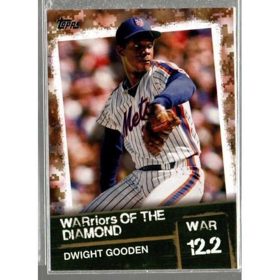 Near Mint/Mint 2020 Topps Warriors of the Diamond Gold WOD20 Dwight Gooden Mets /50 Baseball Card