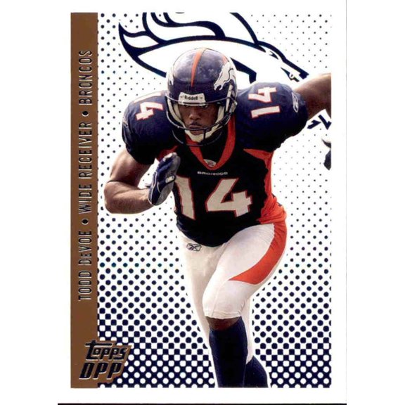 Near Mint NFL Draft Picks & Prospects DPP #110 Denver Broncos Football Card Denver Broncos NFL Football Trading Card