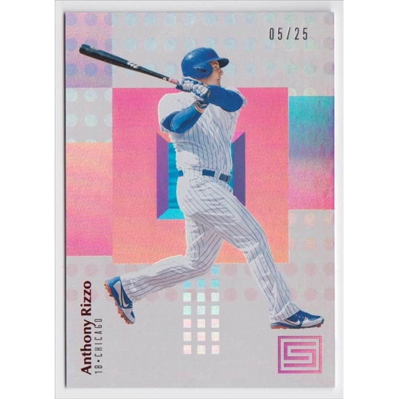 Near Mint+ Panini Chronicles Status Red Anthony Rizzo #16 Parallel Insert Serial #16 Baseball Card Chicago Cubs MLB Baseball Trading Card