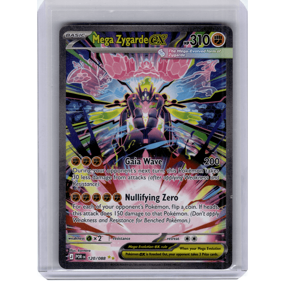 Near Mint Perfect Order Mega Zygarde ex Special Illustration Rare #120 Holo English Pokmon Card