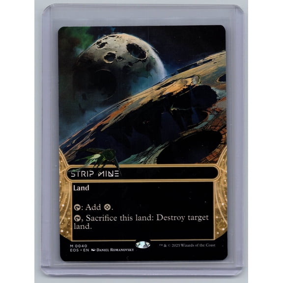 Near Mint Plus Edge of Eternities Strip Mine 0040 Magic The Gathering Trading Card