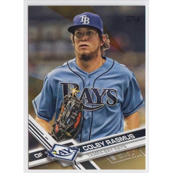Near Mint Plus Update Gold Colby Rasmus #US123 Parallel Base Set Serial Numbered Topps Tampa Bay Rays MLB Baseball Trading Card