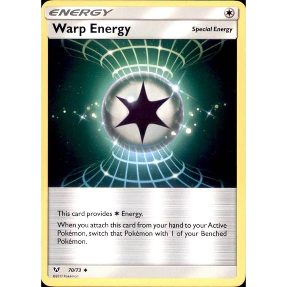 Near Mint Pokemon Shining Legends Uncommon Warp Energy 70/73 Regular English