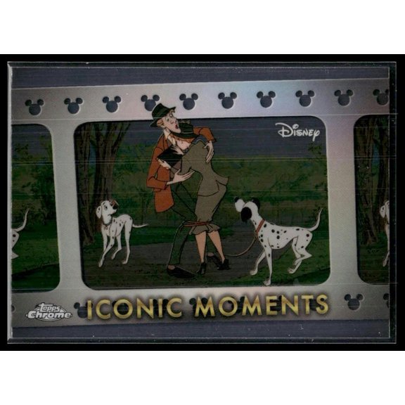 Near Mint Topps Chrome Disney Iconic Moments 2025 Pongo & Perdita Meet #IM-1