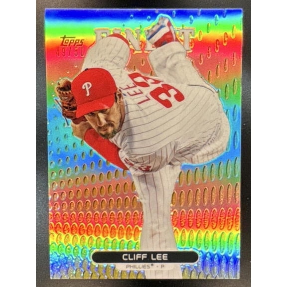 2013 Topps Finest Gold Refractors #28 Cliff Lee Philadelphia Phillies Baseball Card Philadelphia Phillies MLB Baseball Trading Card