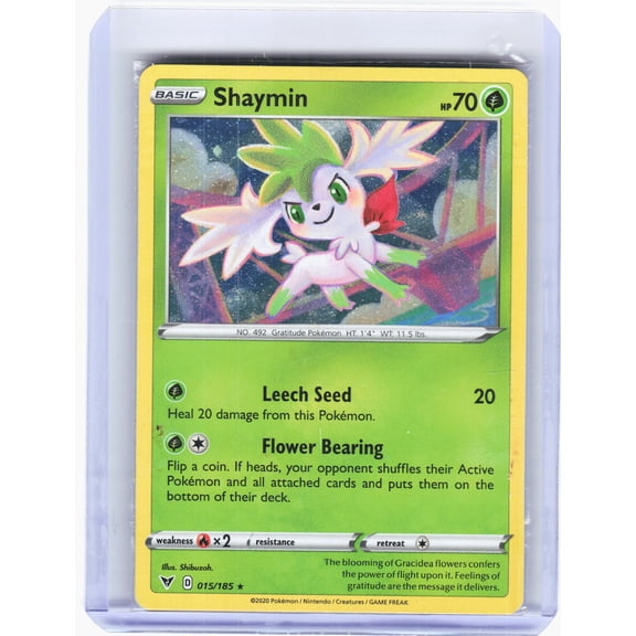 Near Mint Vivid Voltage Shaymin Holo Rare Sealed English #15 Pokemon Trading Card