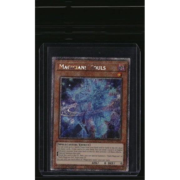 Near Mint Yu-Gi-Oh! 25th Anniversary Rarity Collection II Magicians' Souls Quarter Century Secret Rare #RA02-EN014