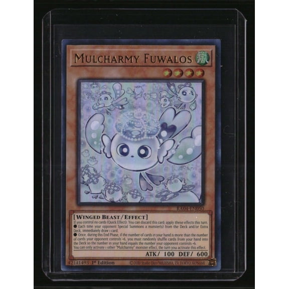 Near Mint Yu-Gi-Oh! Rage of the Abyss Mulcharmy Fuwalos ROTA-EN024 Trading Card