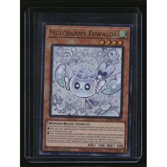 Near Mint Yu-Gi-Oh! Rage of the Abyss Mulcharmy Fuwalos ROTA-EN024 Trading Card